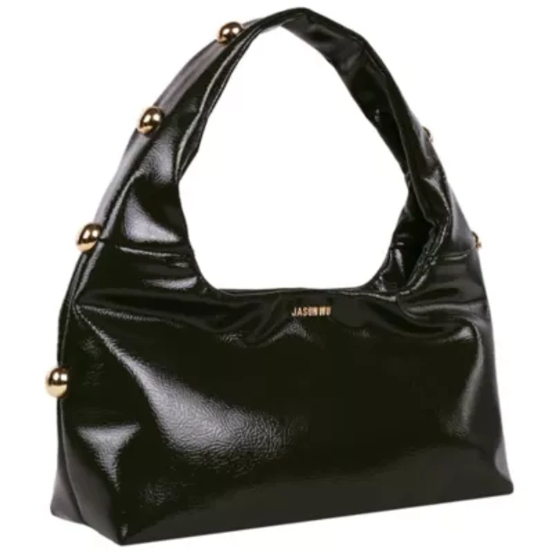 Jason Wu Studded Shoulder Bag Crackled Finish