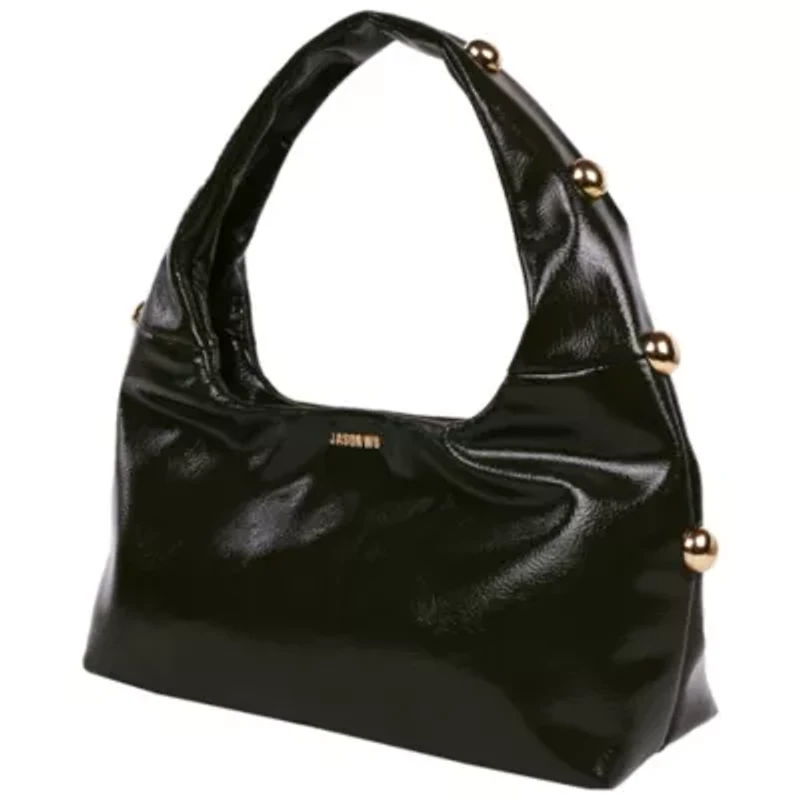Jason Wu Studded Shoulder Bag Crackled Finish