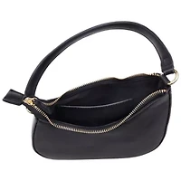 Jason Wu Smooth PU Shoulder Bag with Tonal 3D Logo
