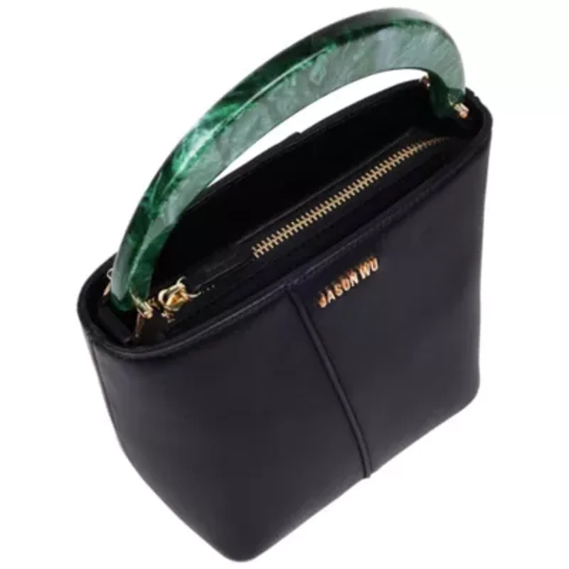 Jason Wu Small Smooth PU Tote with Acrylic Top Handle
