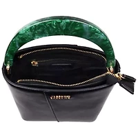Jason Wu Small Smooth PU Tote with Acrylic Top Handle