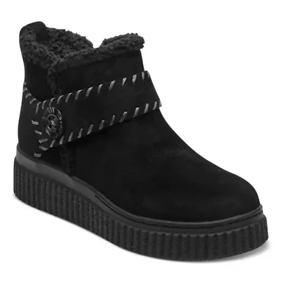 Brendan Round Toe Side Zip Casual Booties