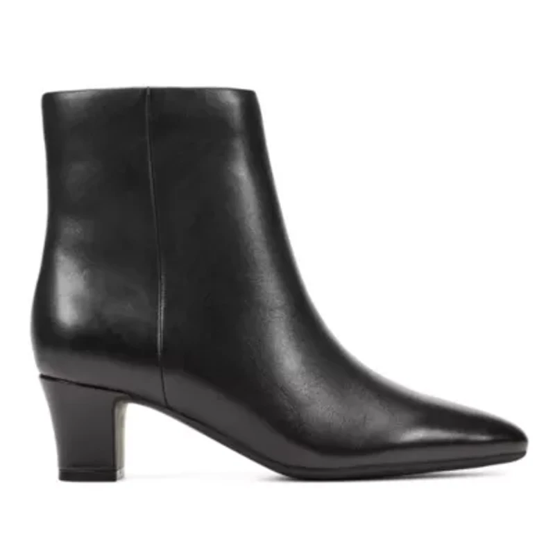 Isra eFlex Block Heel Dress Ankle Booties