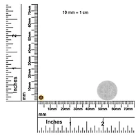 Silver 1/10 Carat Diamond 18" Round Miracle-Plate Two-Tone Pendant Necklace