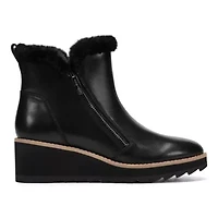 Jane Round Toe Casual Wedge Booties