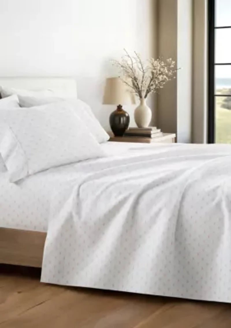 Ultra Soft 4-Piece Sweet Florals Ditsy Patterned Sheet Set