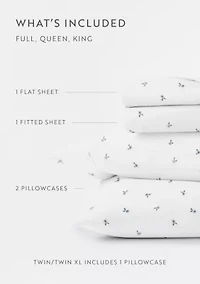 Ultra Soft 4-Piece Sweet Florals Ditsy Patterned  Sheet Set