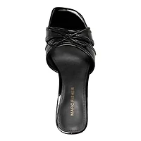 Delphy Slip-on Square Toe Dress Sandals