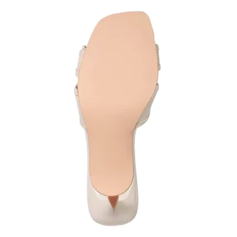 Delphy Slip-on Square Toe Dress Sandals