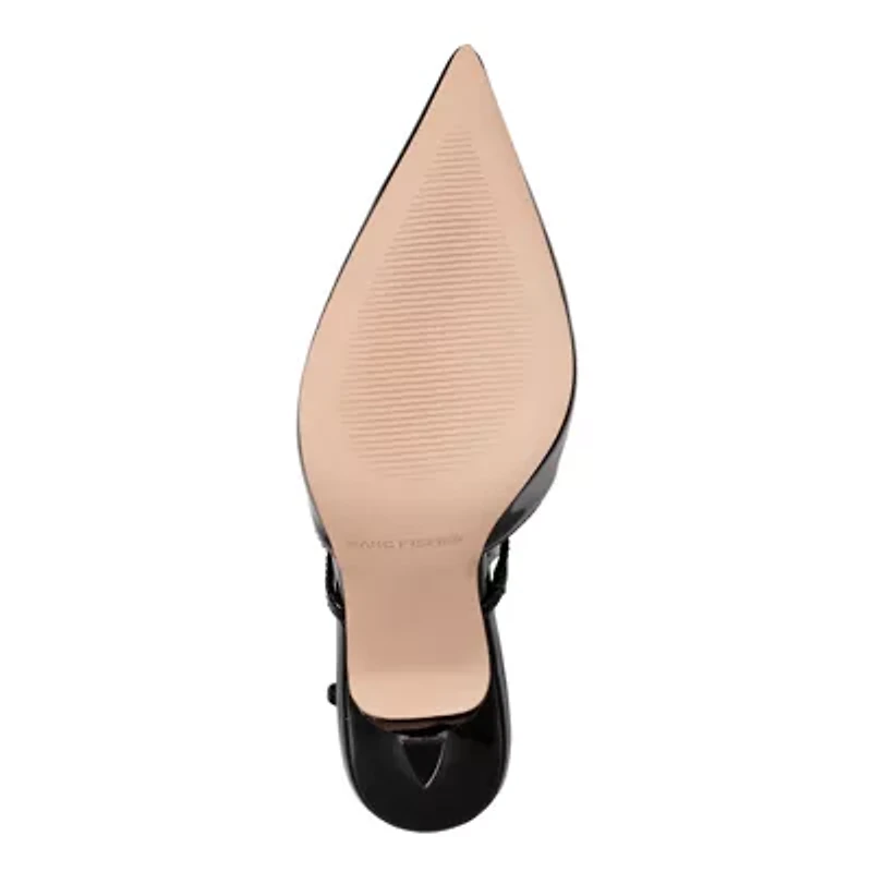 Remmi Pointy Toe Dress Slingback Pumps