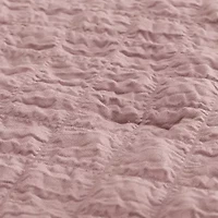 Seersucker Textured Ultra Soft Microfiber All Season Down-Alternative Comforter Set