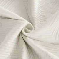 Pointehaven Luxury Diamond Velvet Quilt Set