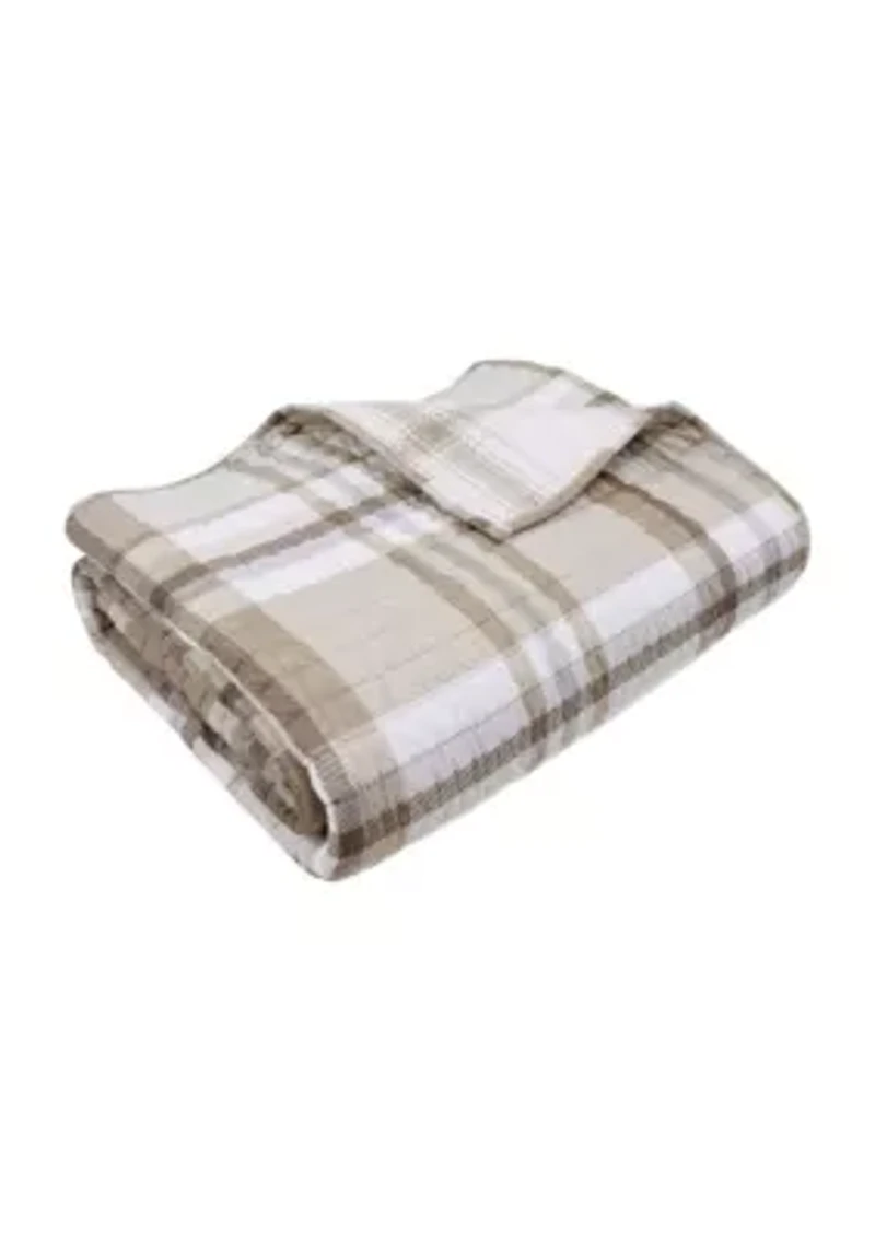 Spencer Plaid Quilted Throw