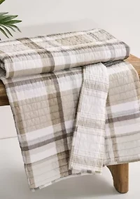 Spencer Plaid Quilted Throw