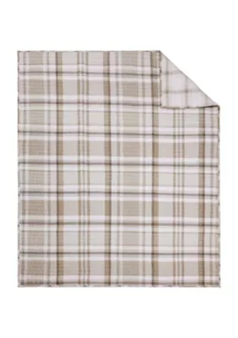 Spencer Plaid Quilted Throw