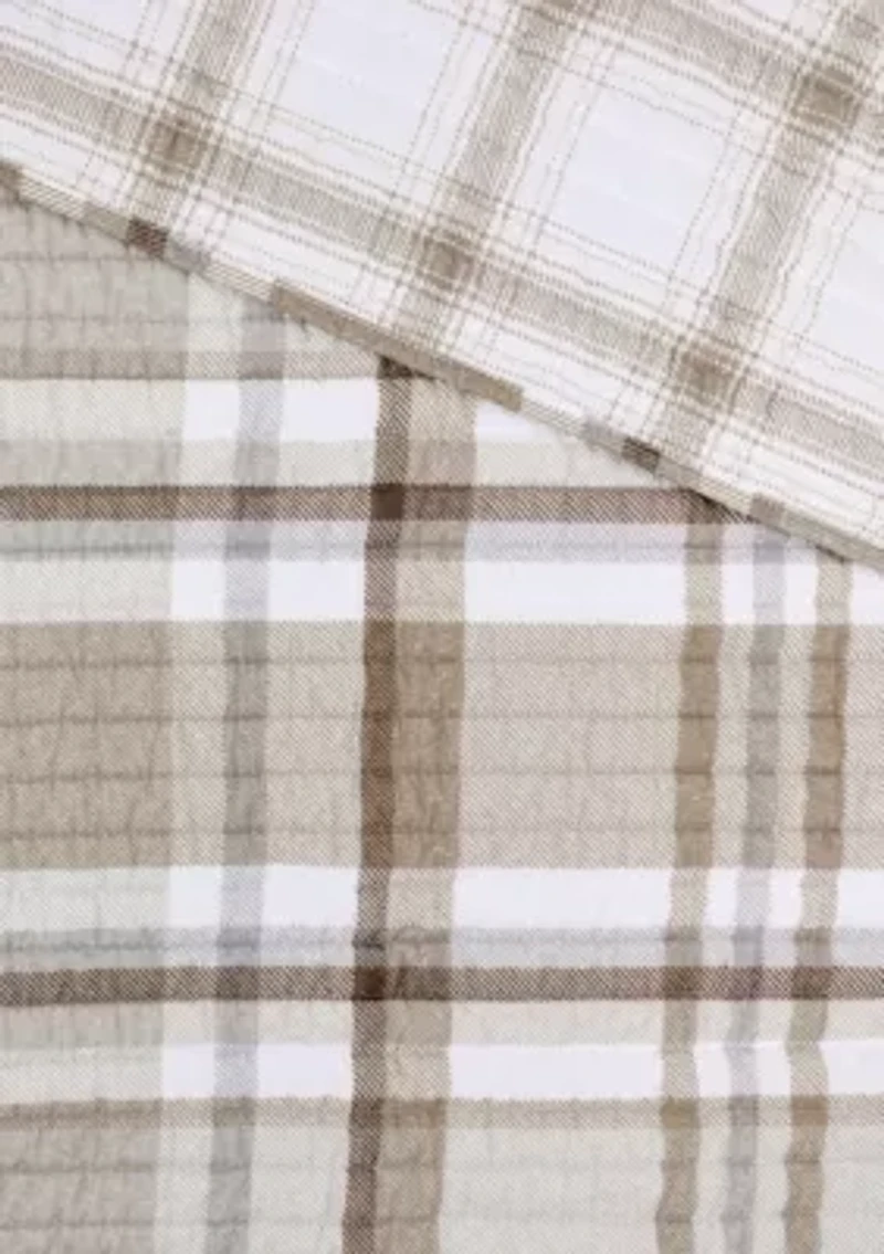 Spencer Plaid Quilted Throw