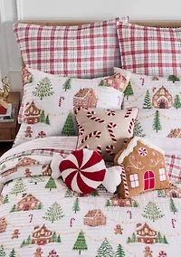 Gingerbread Village Sham
