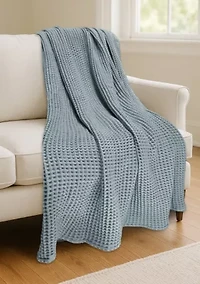 Waffle Blanket Throw