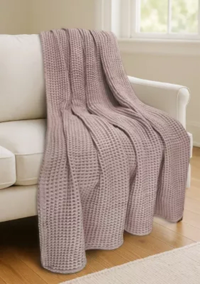 Waffle Blanket Throw