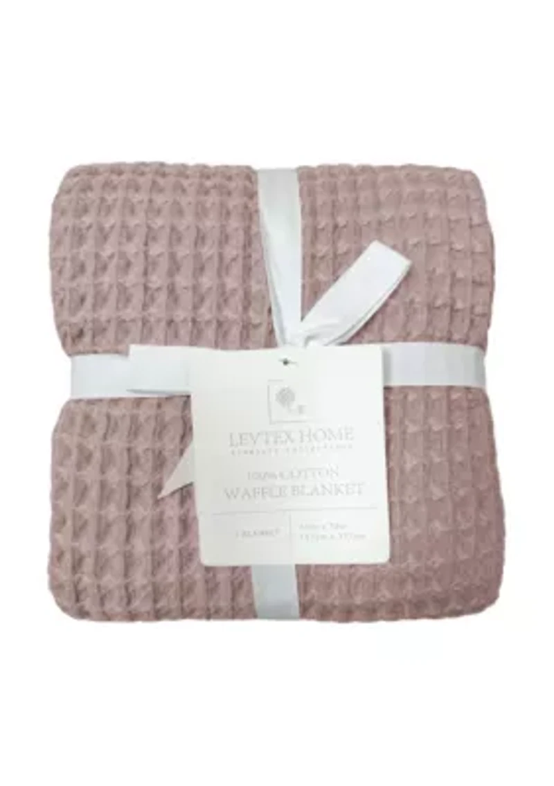 Waffle Blanket Throw