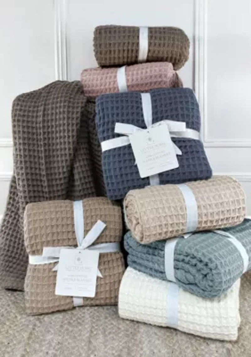 Waffle Blanket Throw