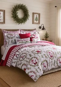 Pine & Plaid Duvet Cover Set