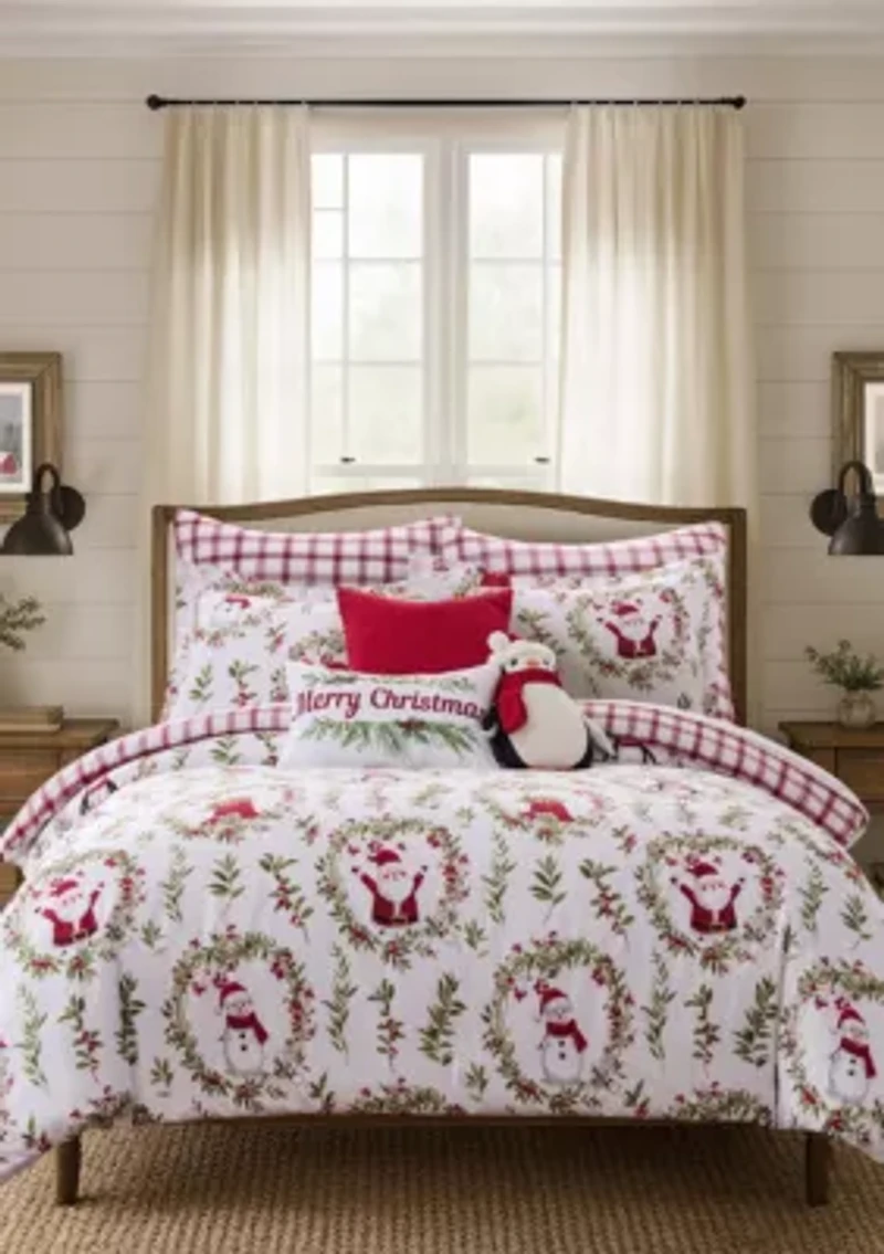 Pine & Plaid Duvet Cover Set