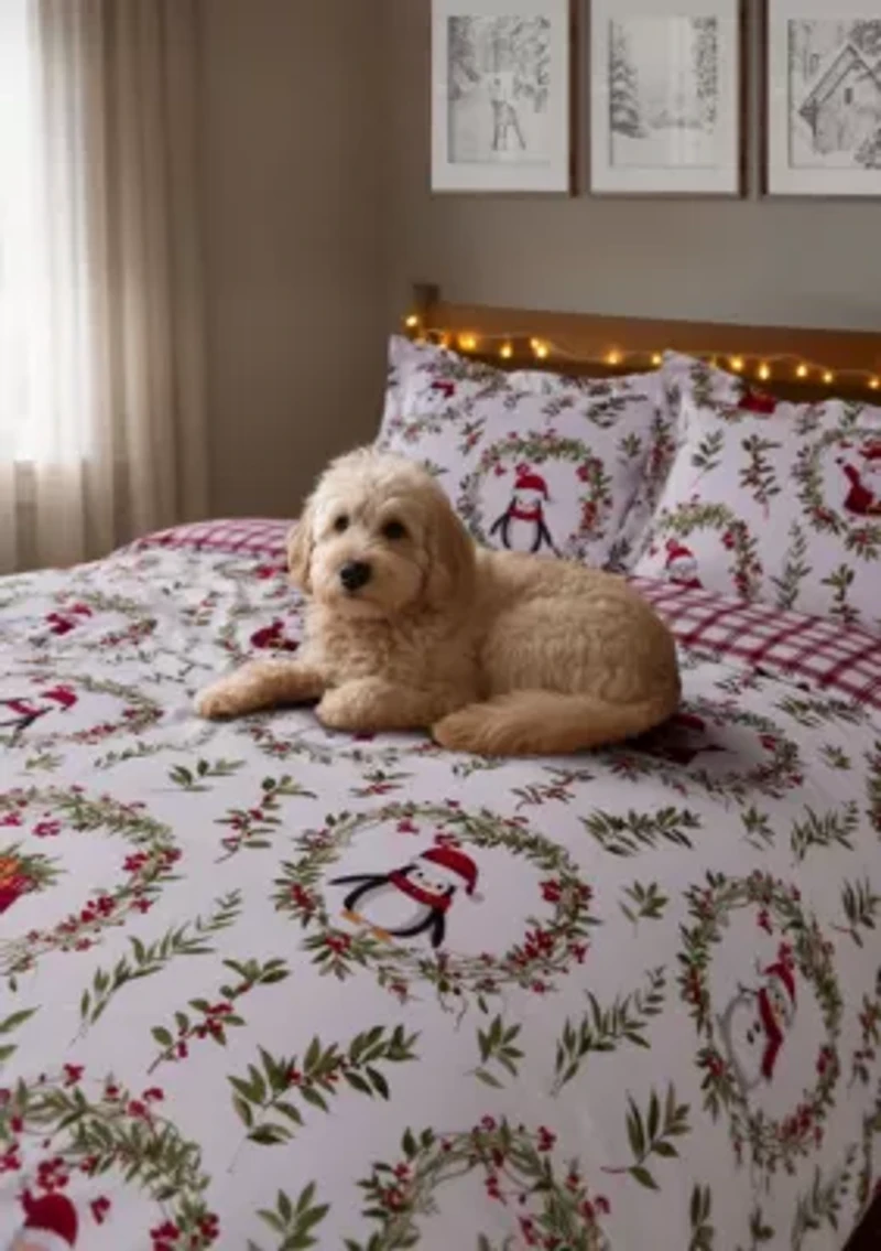 Pine & Plaid Duvet Cover Set