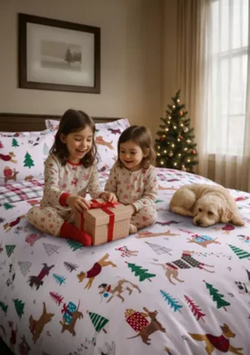 Jingle Paws Duvet Cover Set