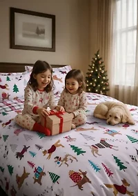 Jingle Paws Duvet Cover Set