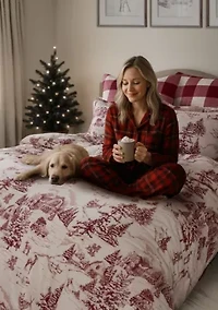 Winter Sleigh Ride Duvet Cover Set