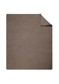 Velvet Stitch Quilted Throw