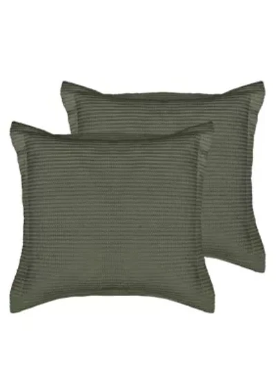 Cloud Waffle Euro Sham set of 2
