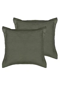 Cloud Waffle Euro Sham set of 2