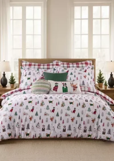 Meowy Christmas Duvet Cover Set