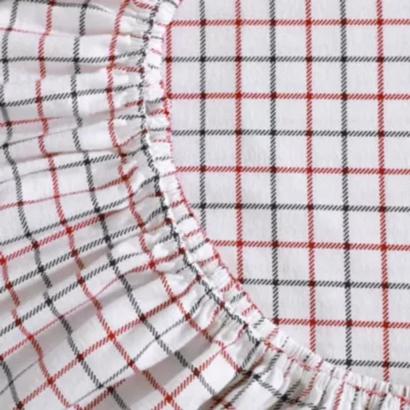 Tompkins Windowpane Cotton Sheet Set