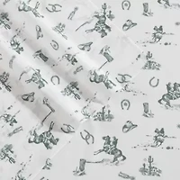 Cowboy Rodeo Microfiber Sheet Set