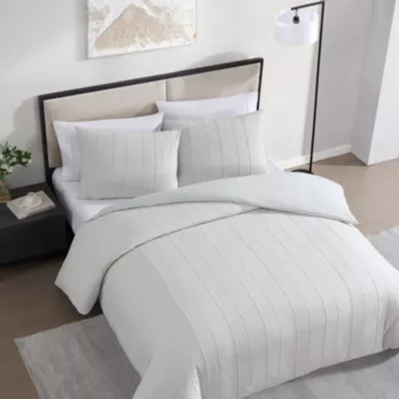 Woven Tucks Cotton Comforter Set