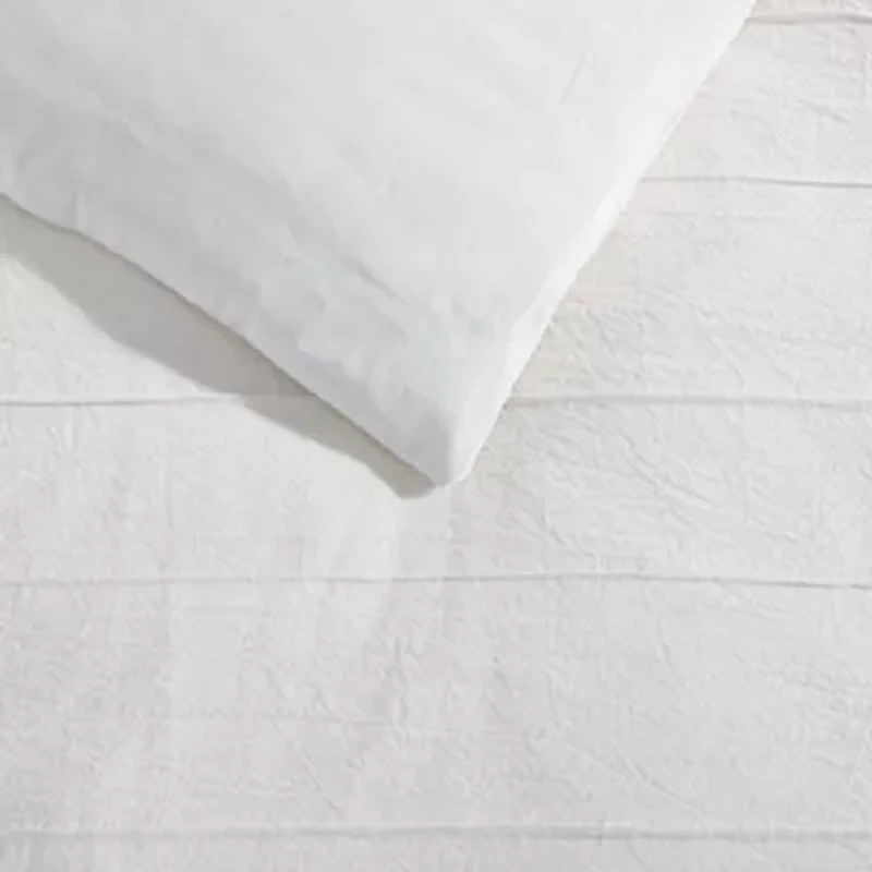 Woven Tucks Cotton Comforter Set