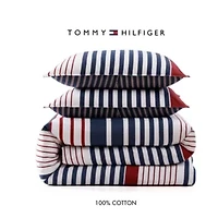 Brooklyn Stripe Cotton Duvet Set