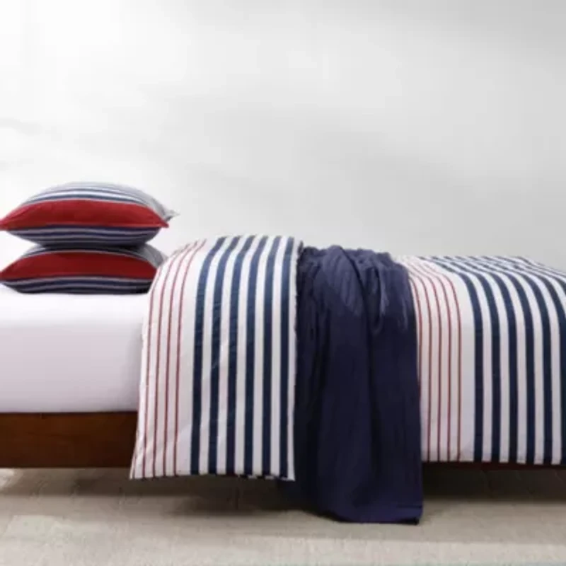 Brooklyn Stripe Cotton Duvet Set