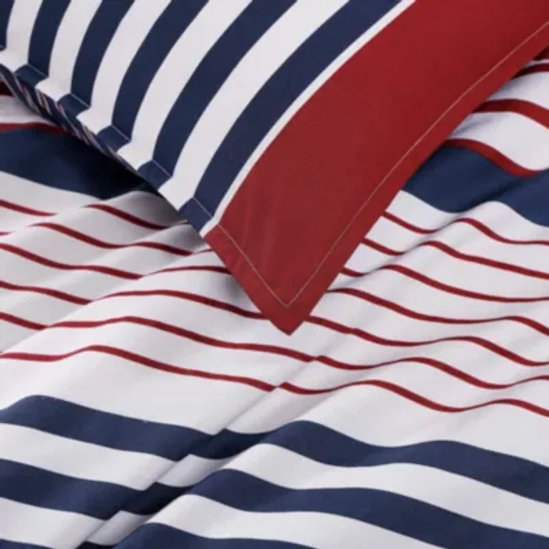 Brooklyn Stripe Cotton Duvet Set