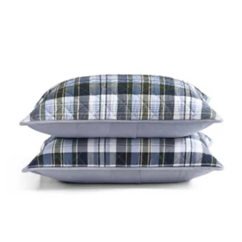 Bleecker Plaid Cotton Quilt Set