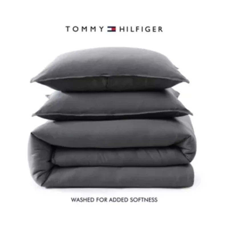 TH Solid Microfiber Comforter Set