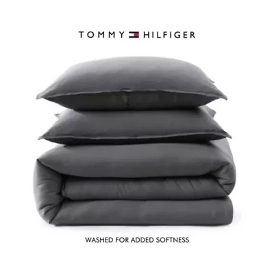 TH Solid Microfiber Comforter Set