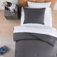 TH Solid Microfiber Comforter Set