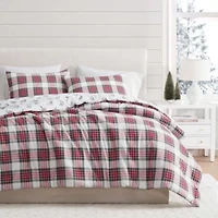 Yuletide Spruce Plaid Cotton Comforter Set