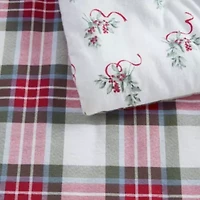 Yuletide Spruce Plaid Cotton Comforter Set