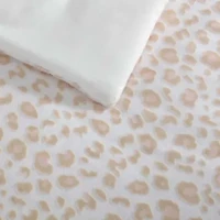 Betseys Leopard Microfiber Comforter Set