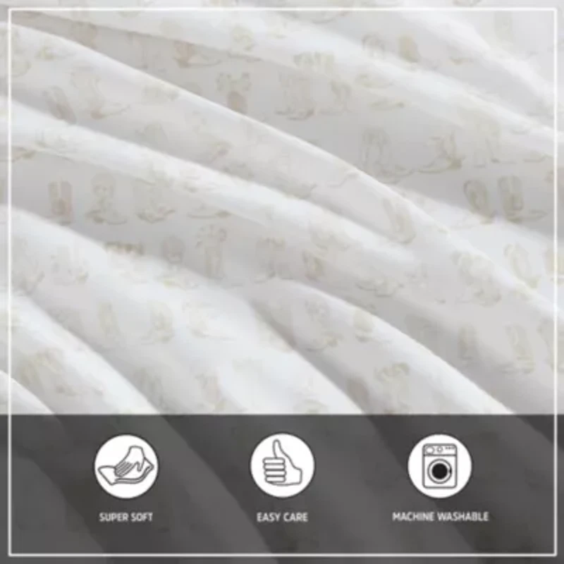 Line Dance Microfiber Sheet Set
